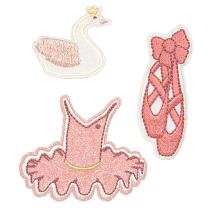 Lassig Textile Woven Sticker Ballet (Pack of 3)