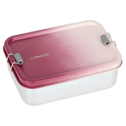 Lassig Solid Stainless Steel Lunchbox (Berry/Rose)