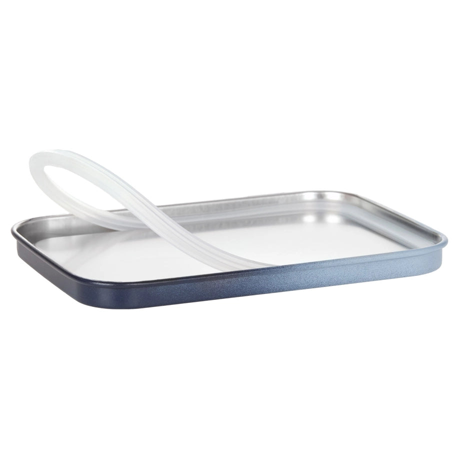 Lassig Solid Stainless Steel Lunchbox (Blue)