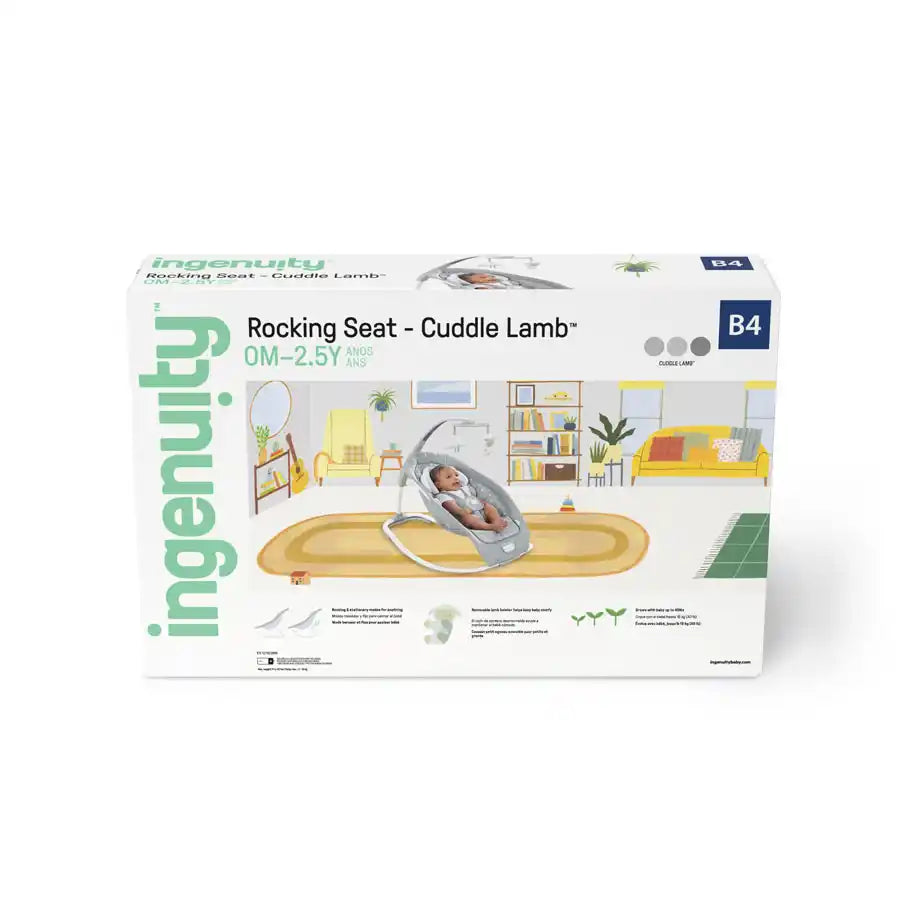 Ingenuity Rocking Seat Cuddle Lamb Ingenuity Rocking Seat Cuddle Lamb