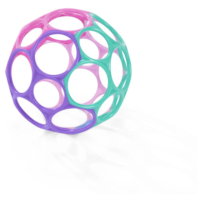 Bright Starts Oball Classic Easy-Grasp Toy (Pink/Purple)