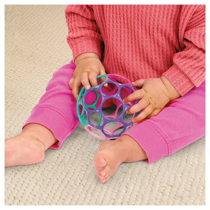 Bright Starts Oball Classic Easy-Grasp Toy (Pink/Purple)