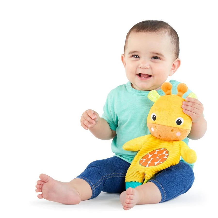 Bright Starts Snuggle Teethe Plush Teether Giraffe
