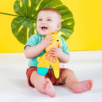Bright Starts Snuggle Teethe Plush Teether Giraffe