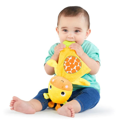 Bright Starts Snuggle Teethe Plush Teether Giraffe