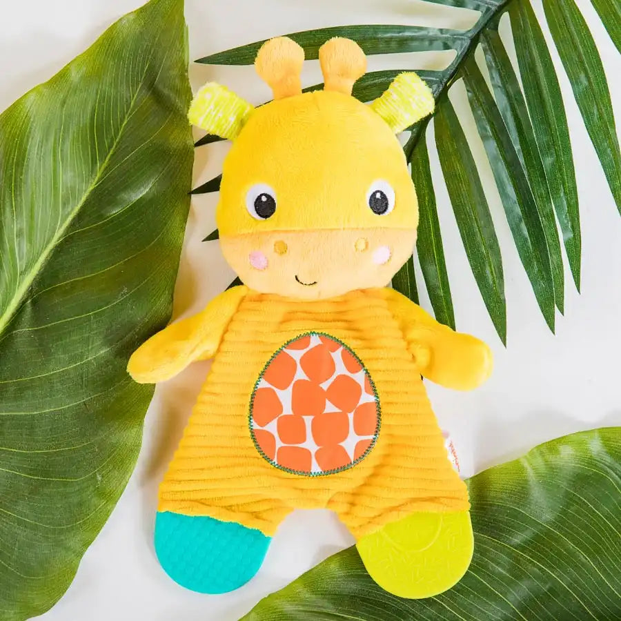 Bright Starts Snuggle Teethe Plush Teether Giraffe