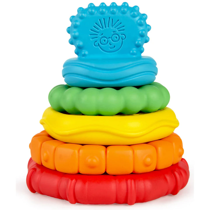 Baby Einstein Stack & Teethe Multi-Textured Teether Toy