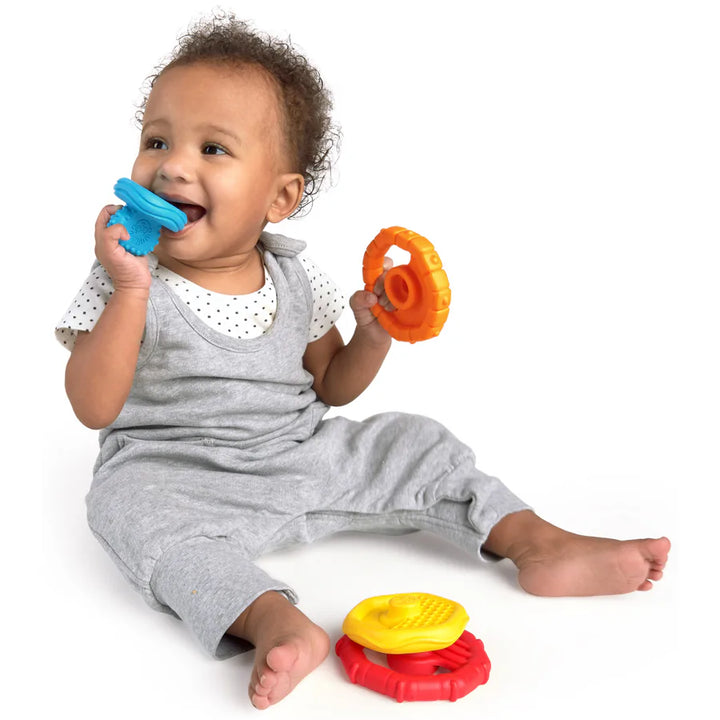 Baby Einstein Stack & Teethe Multi-Textured Teether Toy