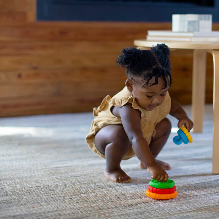 Baby Einstein Stack & Teethe Multi-Textured Teether Toy