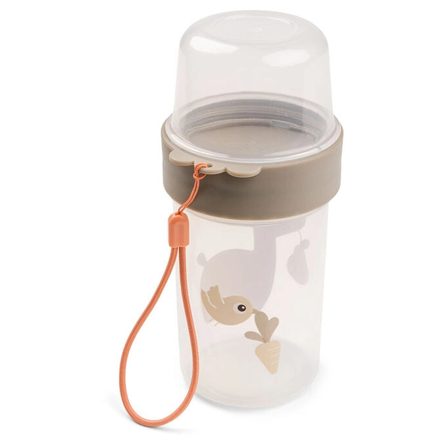 Done By Deer To Go 2-Way Snack Container L Lalee Sand (Sand)