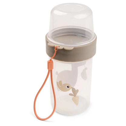 Done By Deer To Go 2-Way Snack Container L Lalee Sand (Sand)