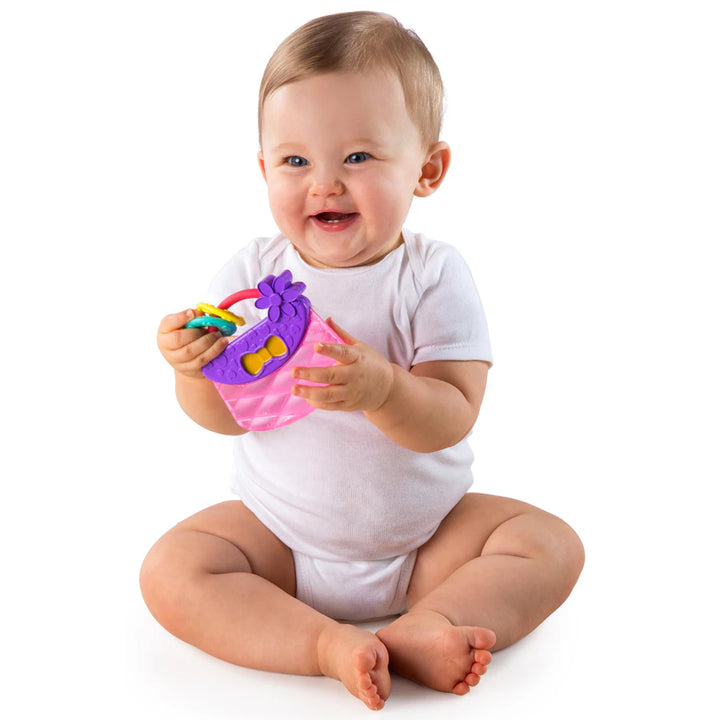 Bright Starts Tote & Teethe Rattle Teether Pack of 2