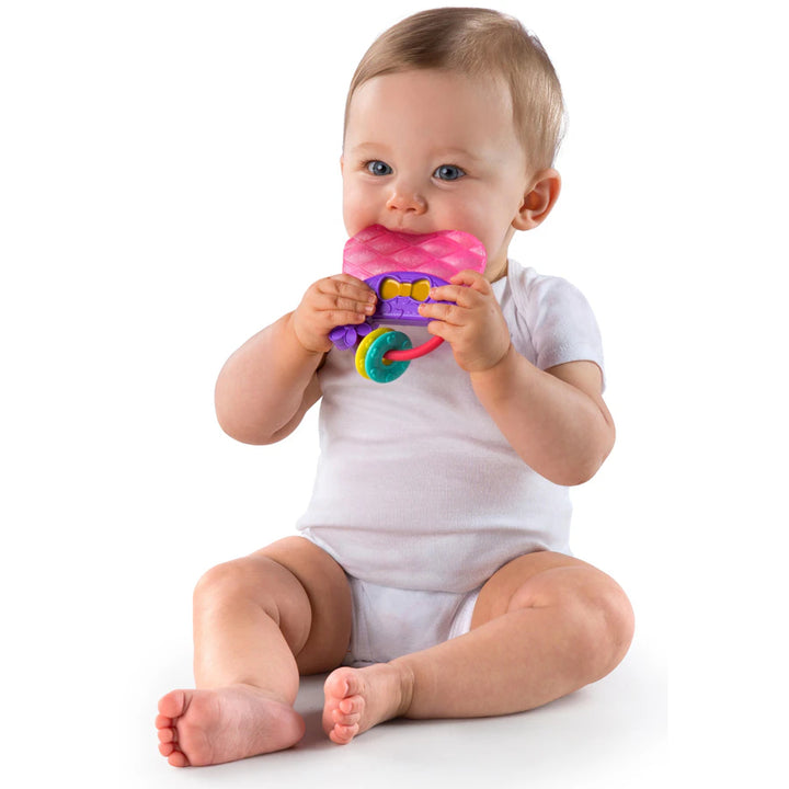 Bright Starts Tote & Teethe Rattle Teether Pack of 2