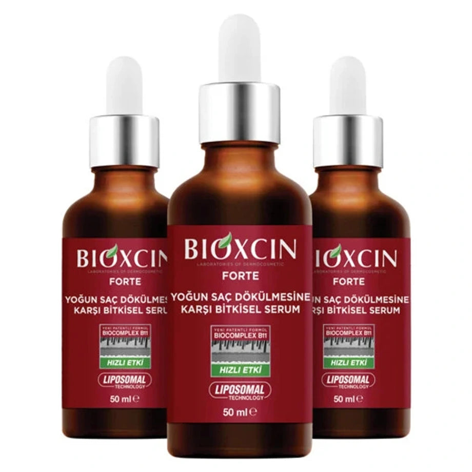 Bioxcin Forte Intensive Hairloss Herbal Spray Serum 3x50ml