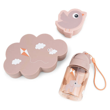 Done By Deer Lunch & Snack Box with Straw Bottle Playground Powder (Powder)