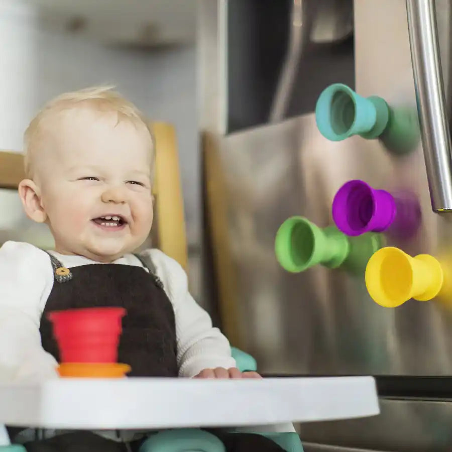 Baby Einstein Stack & Squish Cups Sensory Stacking Toys Baby Einstein Stack & Squish Cups Sensory Stacking Toys