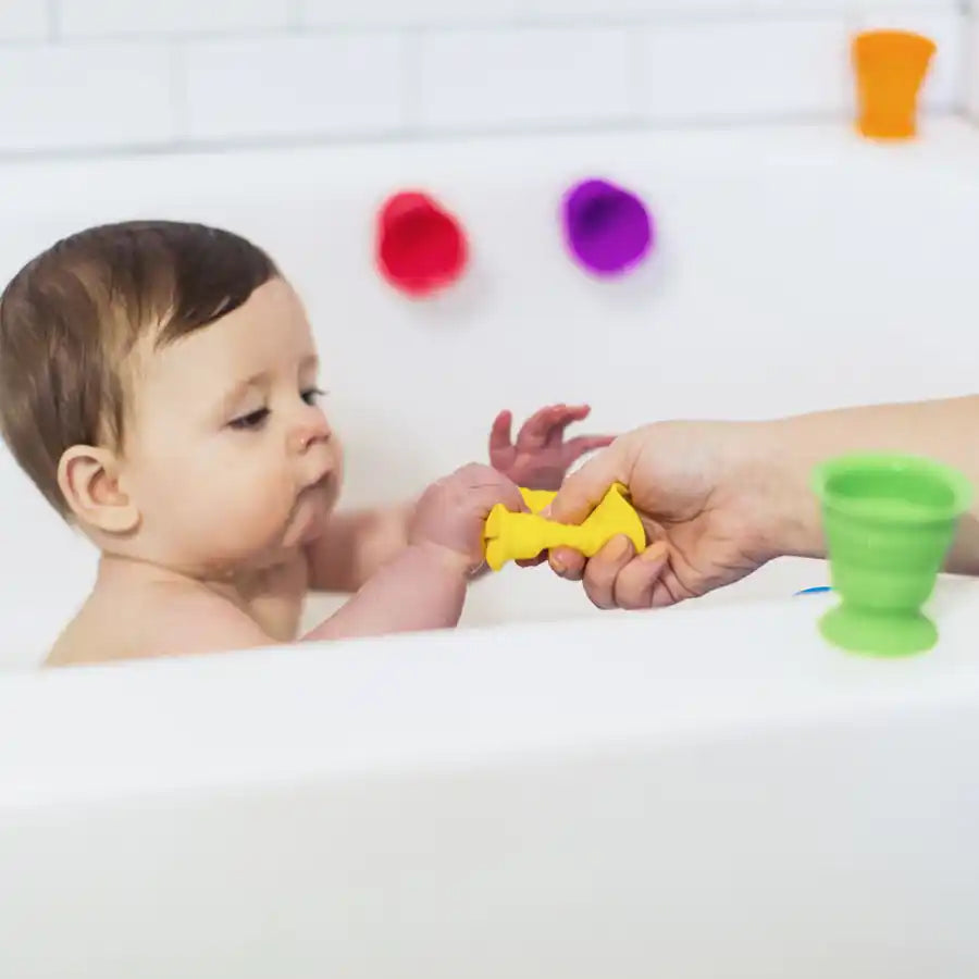 Baby Einstein Stack & Squish Cups Sensory Stacking Toys Baby Einstein Stack & Squish Cups Sensory Stacking Toys