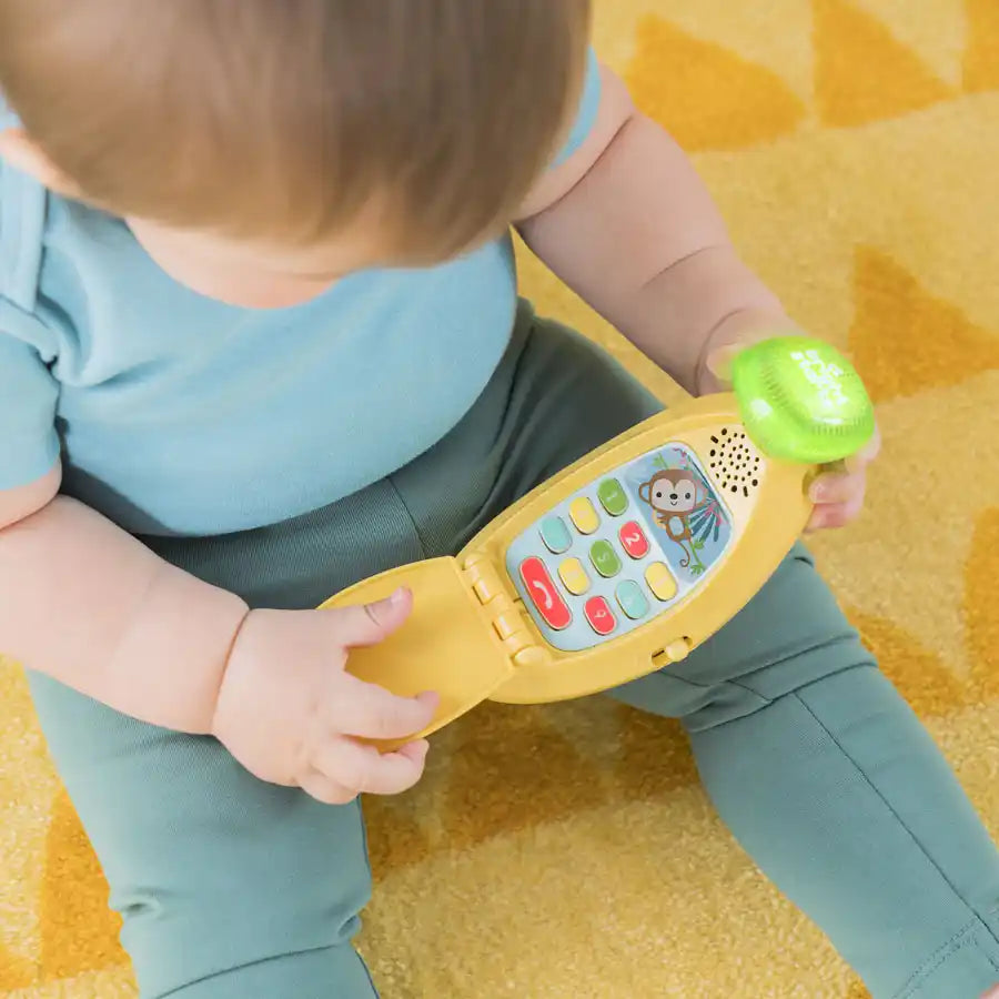Bright Starts Babblin’ Banana Ring & Sing Activity Toy