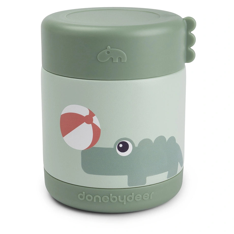 Done By Deer Insulated Food Jar Playground Green 300 ml (Green)