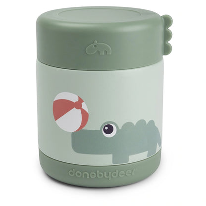 Done By Deer Insulated Food Jar Playground Green 300 ml (Green)