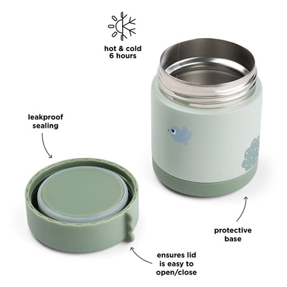 Done By Deer Insulated Food Jar Playground Green 300 ml (Green)