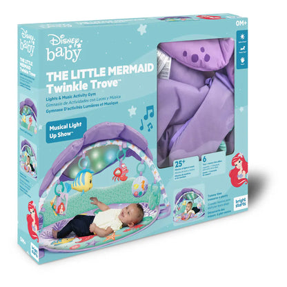 Bright Starts The Little Mermaid Twinkle Trove Lights & Music Activity Gym