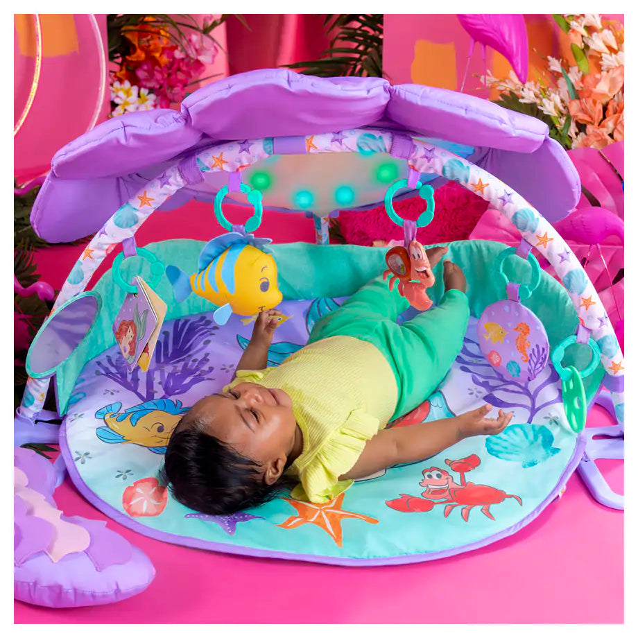 Bright Starts The Little Mermaid Twinkle Trove Lights & Music Activity Gym