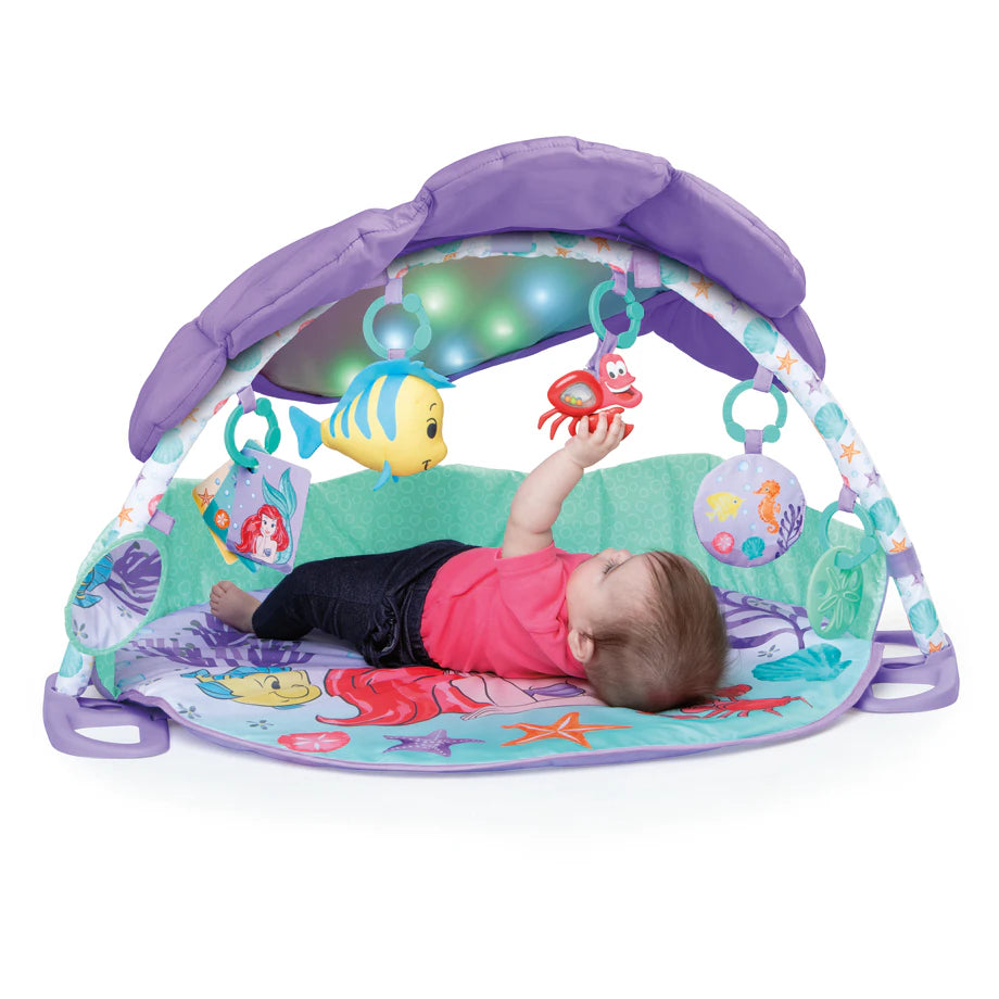 Bright Starts The Little Mermaid Twinkle Trove Lights & Music Activity Gym