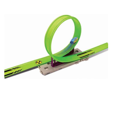 Maisto Fresh Metal 100 Scorpion’s Revenge Track Set with Die-cast Car (1:64, Green/Yellow)