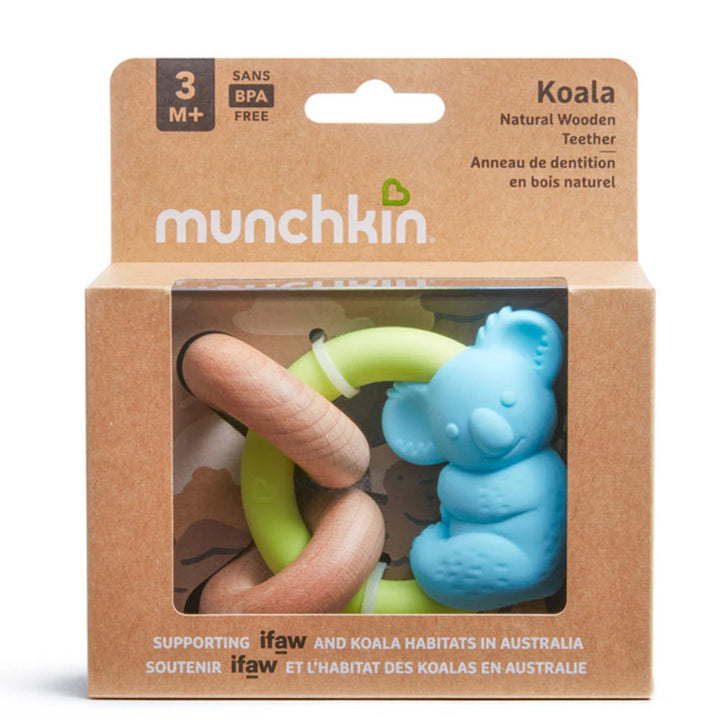 Munchkin Koala Natural Wooden Teether