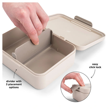 Done By Deer Lunch Box with Divider Celebration Sand (Sand)