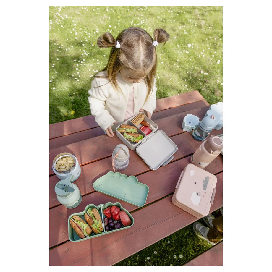 Done By Deer Lunch Box with Divider Celebration Sand (Sand)