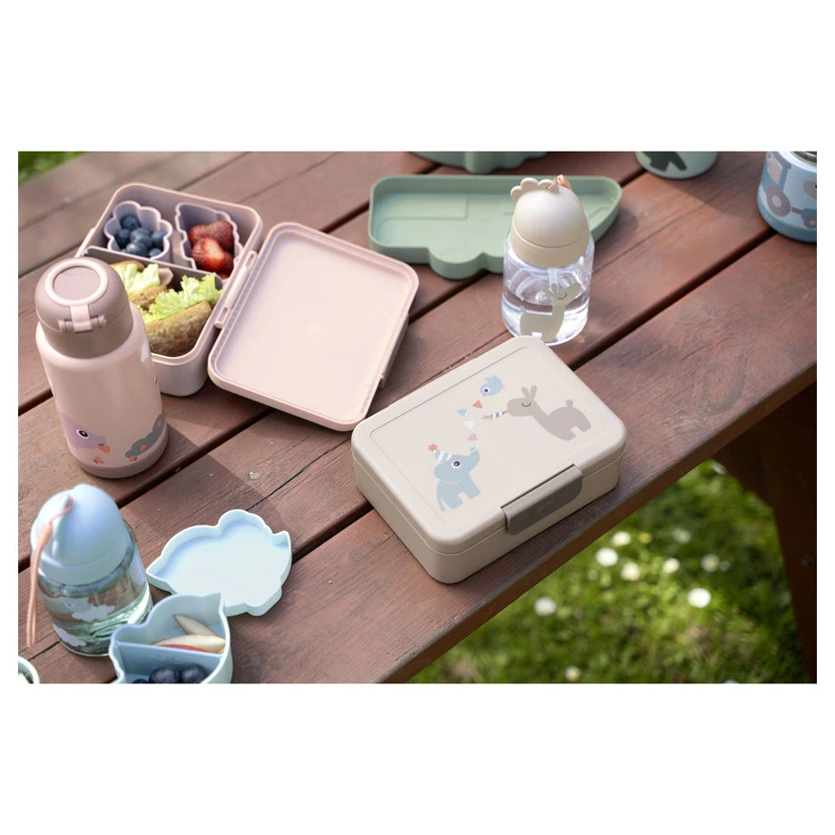 Done By Deer Lunch Box with Divider Celebration Sand (Sand)