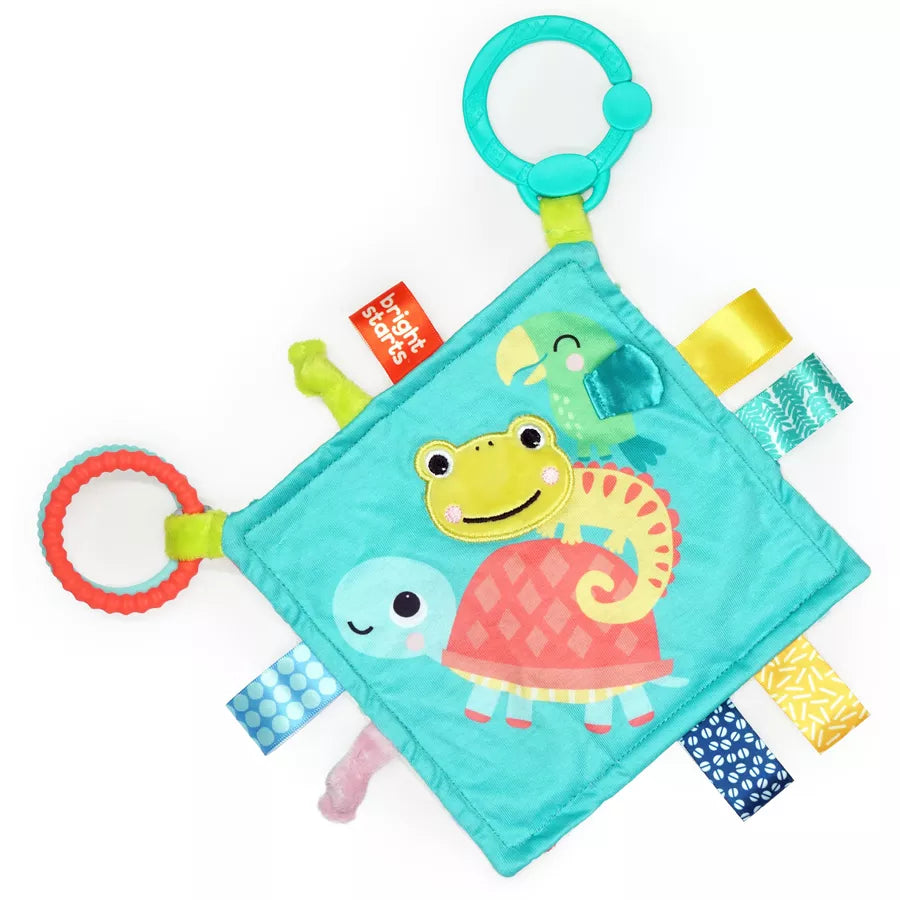 بطانية مهدئة Fuzzy Feelies من Bright Starts بطانية مهدئة Fuzzy Feelies من Bright Starts