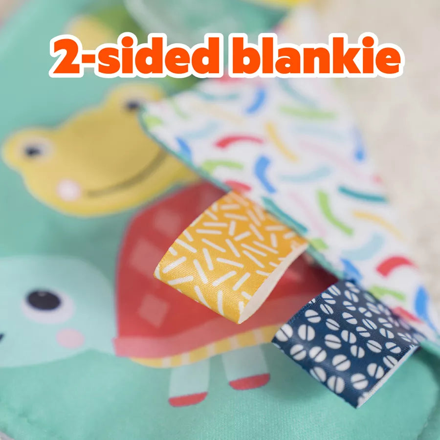 بطانية مهدئة Fuzzy Feelies من Bright Starts بطانية مهدئة Fuzzy Feelies من Bright Starts