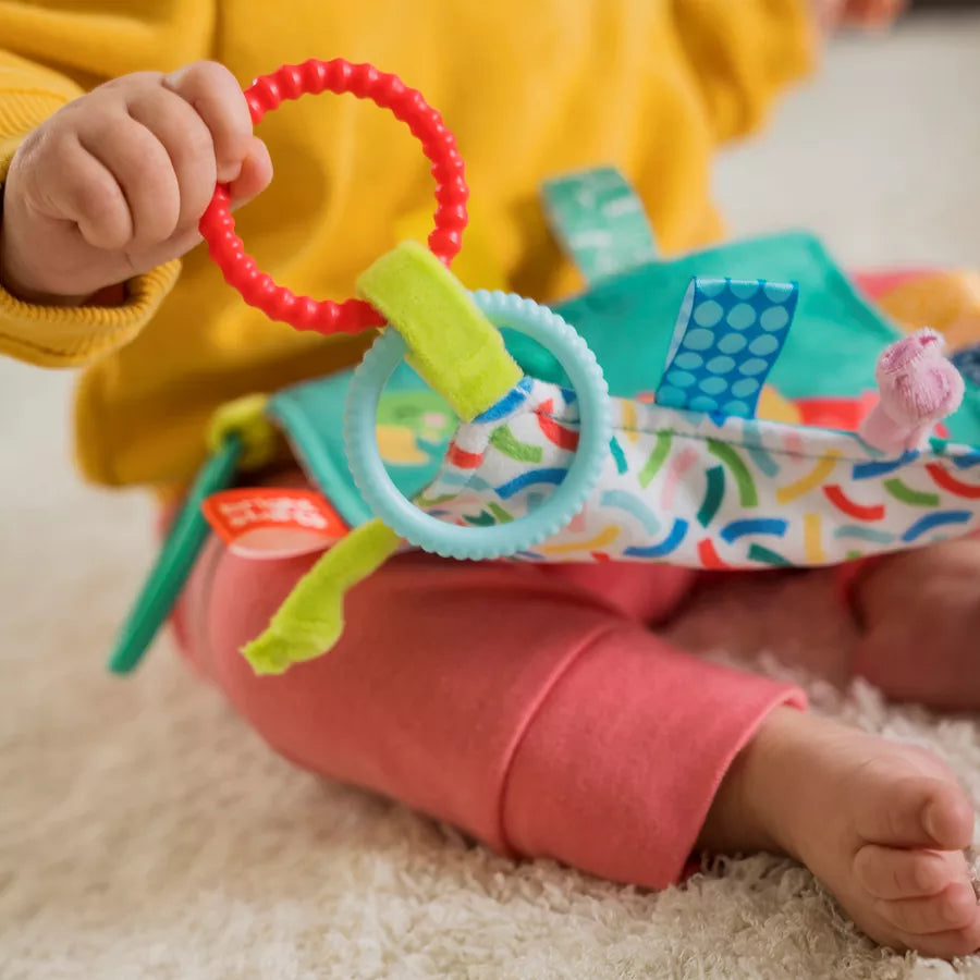 بطانية مهدئة Fuzzy Feelies من Bright Starts بطانية مهدئة Fuzzy Feelies من Bright Starts