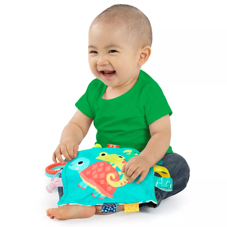 بطانية مهدئة Fuzzy Feelies من Bright Starts بطانية مهدئة Fuzzy Feelies من Bright Starts