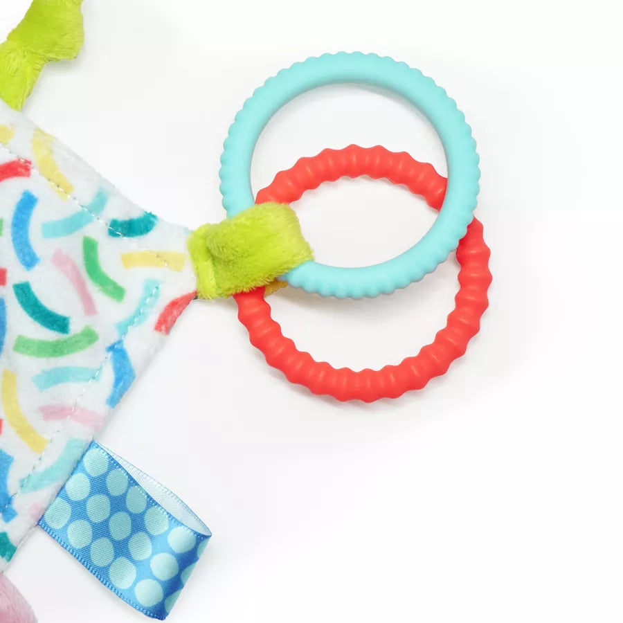 بطانية مهدئة Fuzzy Feelies من Bright Starts بطانية مهدئة Fuzzy Feelies من Bright Starts