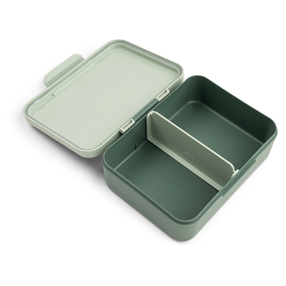 Done By Deer Lunch Box with Divider Tiny Trails (Green)