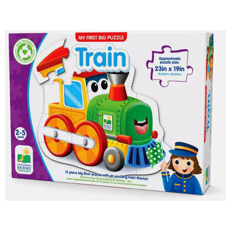 The Learning Journey My First Big Vehicle Floor Puzzle - Train