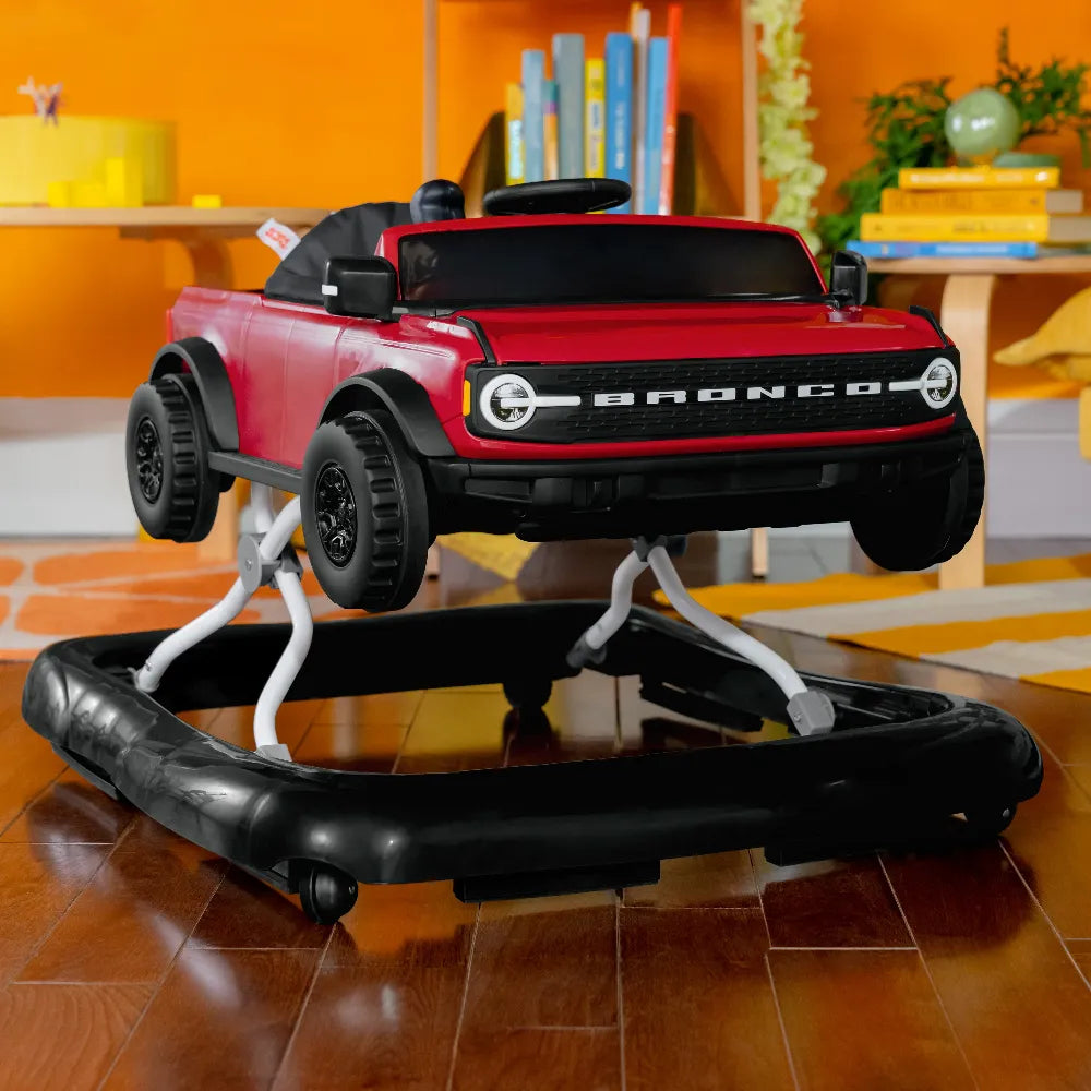 Bright Starts - Ways to Play 4-in-1 Walker - Ford Bronco, Race Red