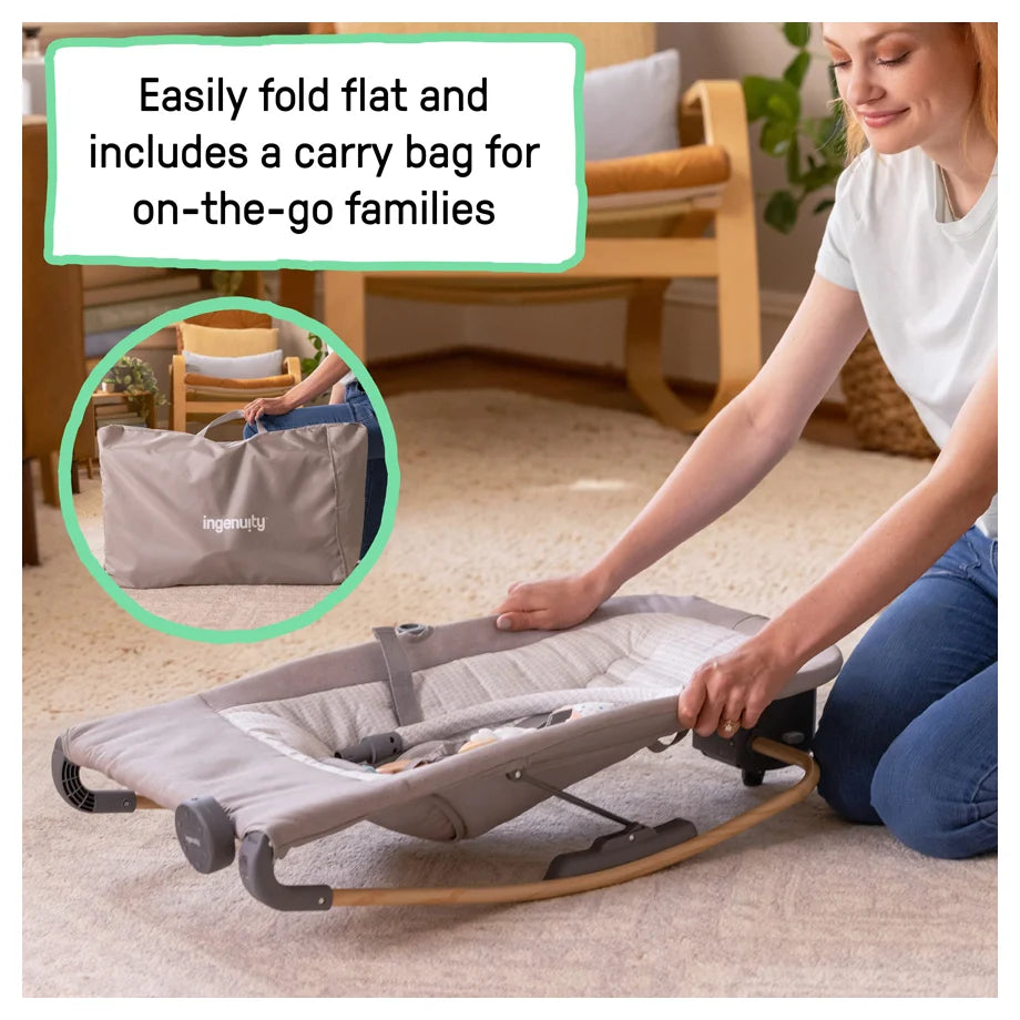 Ingenuity Keep In Motion Automatic Rocking Seat - Soulful Skies