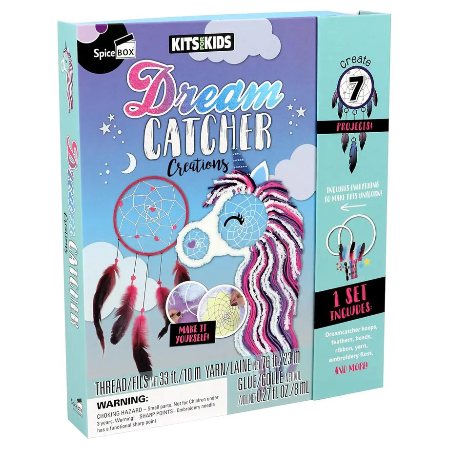 SpiceBox Kits for Kids Dream Catcher Crafts Kit (7 Projects)