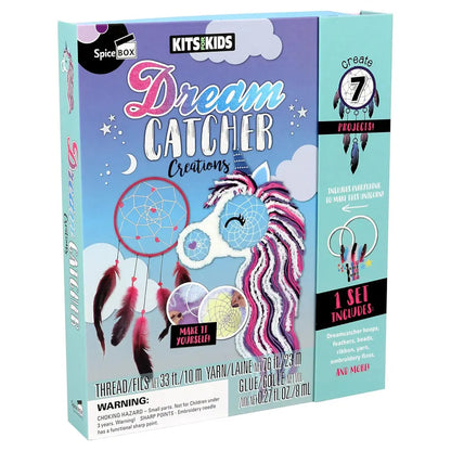 SpiceBox Kits for Kids Dream Catcher Crafts Kit (7 Projects)