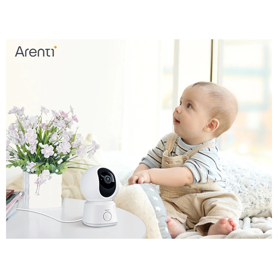 Arenti 2MP 1080P Wi-Fi Video Baby Monitor Kit with Dual Cameras and LCD Screen