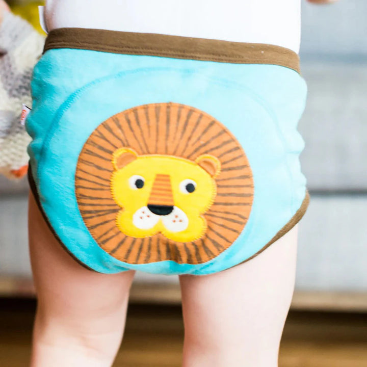 Zoocchini 3 Piece Organic Potty Training Pants Set 2T/3T Boys (Safari Friends)