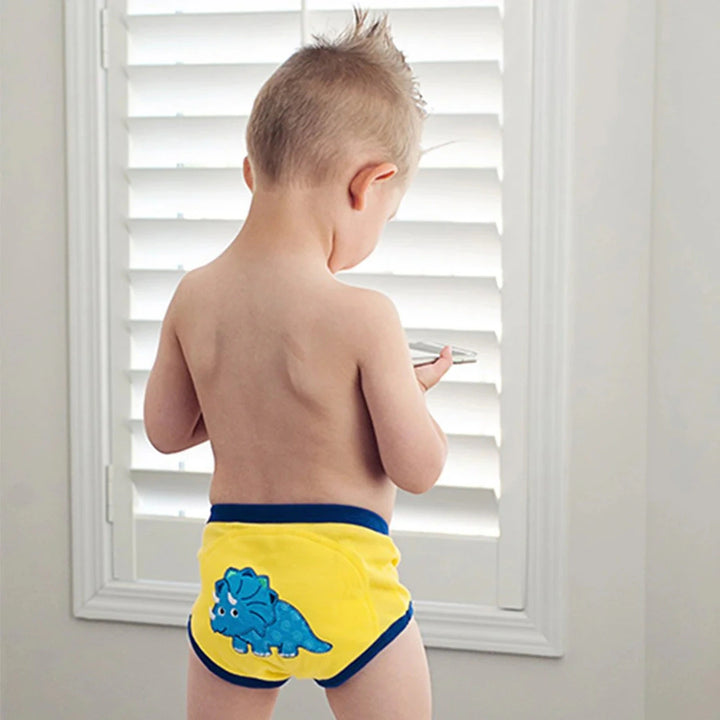 Zoocchini 3 Piece Organic Potty Training Pants Set 2T/3T Boys (Jurassic Pals)