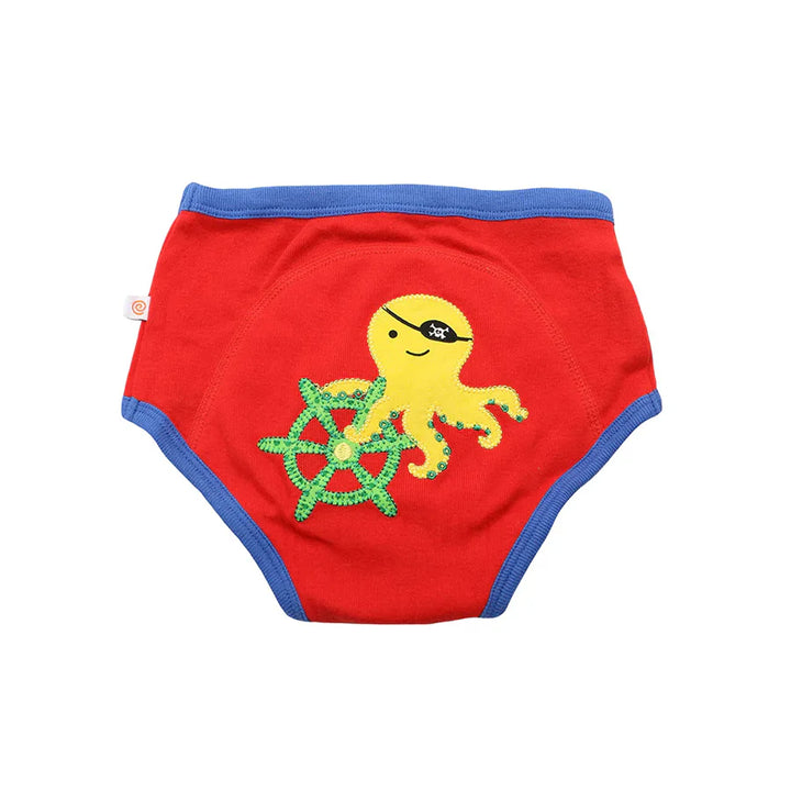 Zoocchini 3 Piece Organic Potty Training Pants Set 3T/4T Boys ( Pirate Pals)