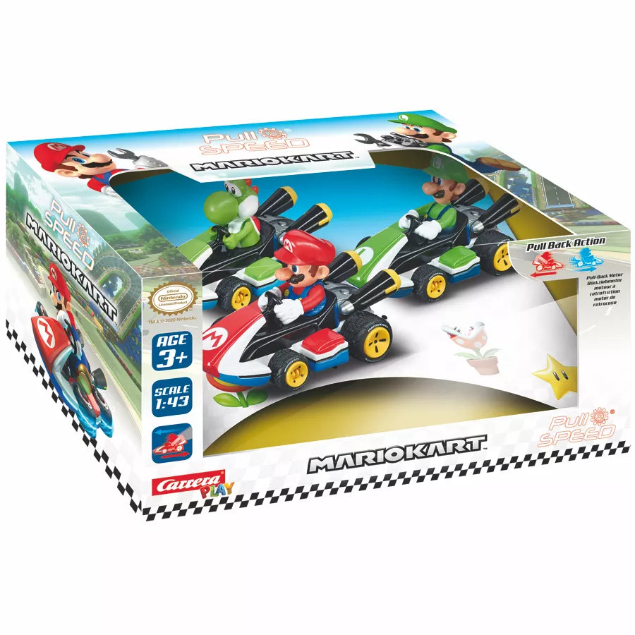 Carrera Pull N Speed Mario Kart Triple Pack Carrera Pull N Speed Mario Kart Triple Pack