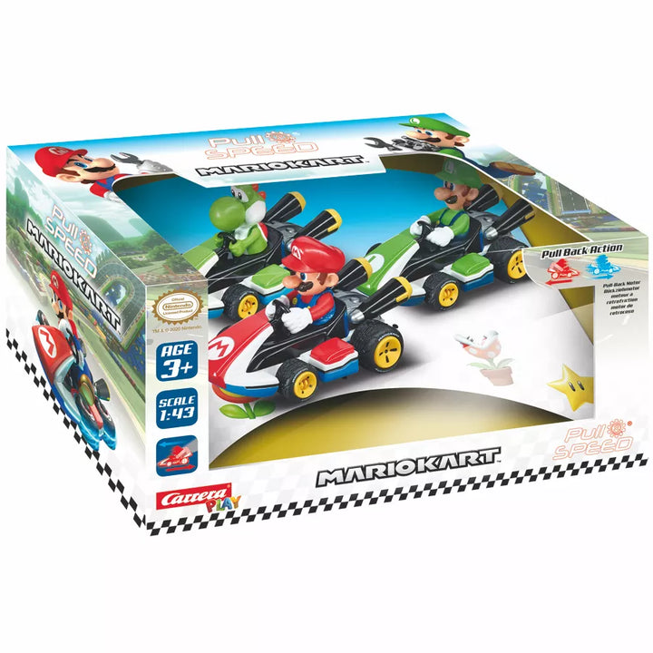 Carrera Pull N Speed Mario Kart Triple Pack
